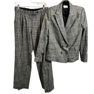 Billy Reid $1200 Wool Silk 2 Piece Pants Suit Jacket Blazer Sz 4